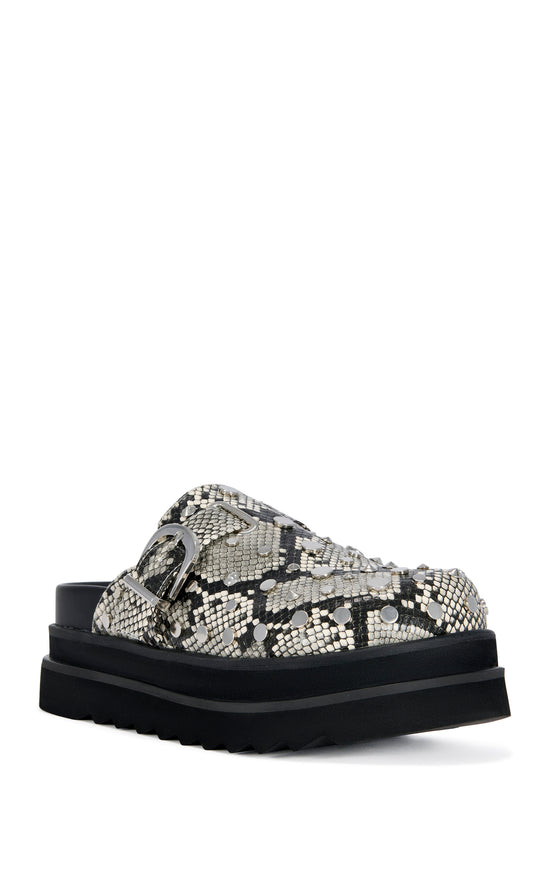 BILLIE-SNAKE FLATFORM LOAFER