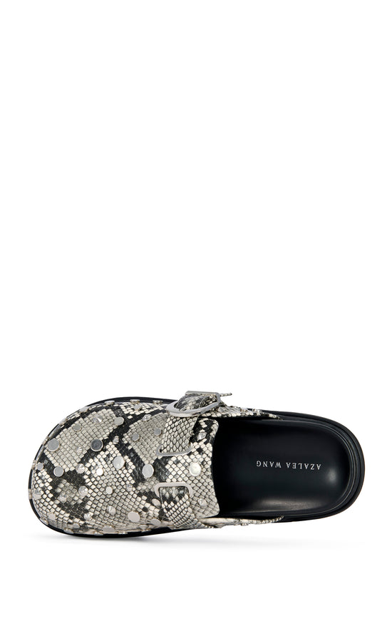 BILLIE-SNAKE FLATFORM LOAFER