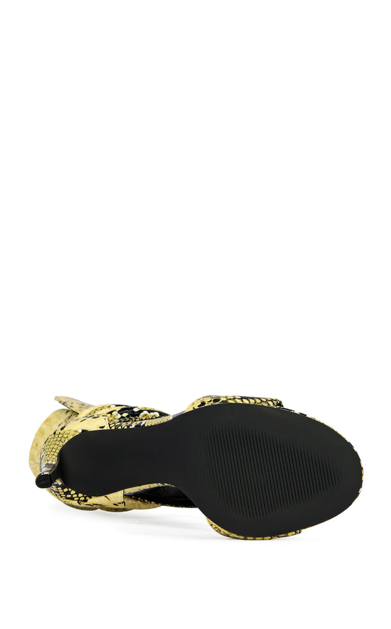 BOCKER-YELLOWSNAKE STILETTO SANDAL