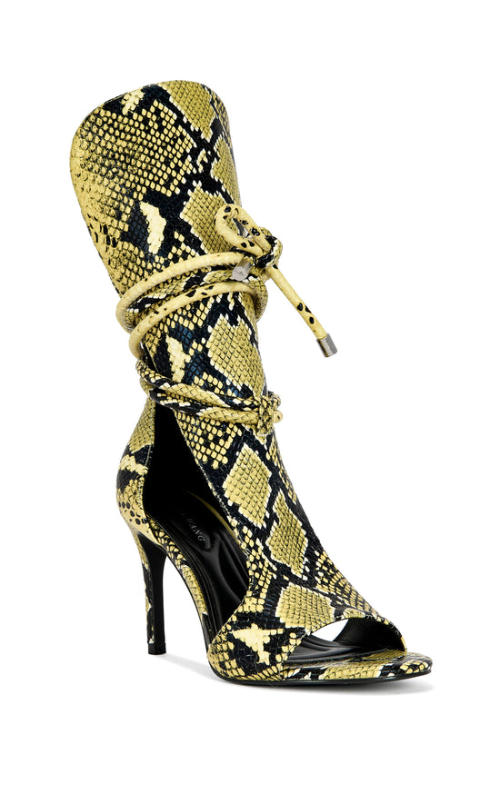 BOCKER-YELLOWSNAKE STILETTO SANDAL