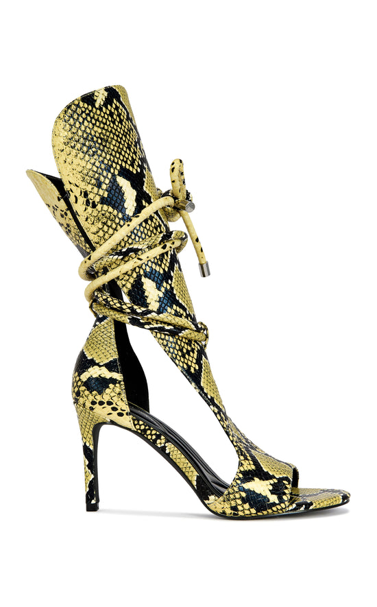 BOCKER-YELLOWSNAKE STILETTO SANDAL