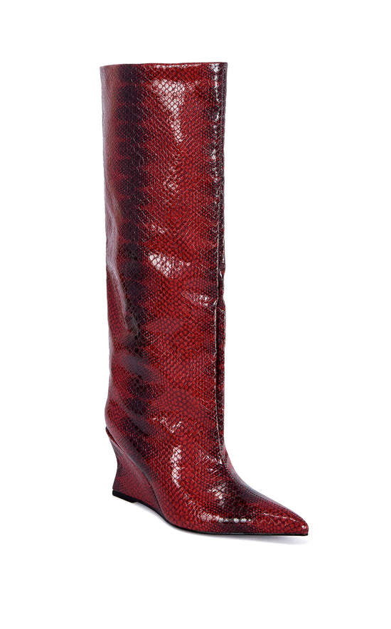BRUN-REDSNAKE WEDGE BOOT