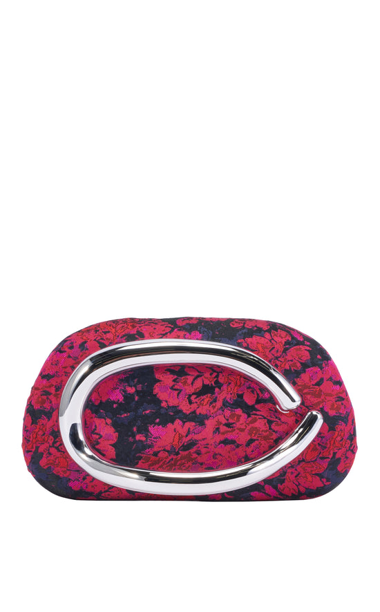 CABARET-PINK EMBELLISHED CLUTCH HANDBAG