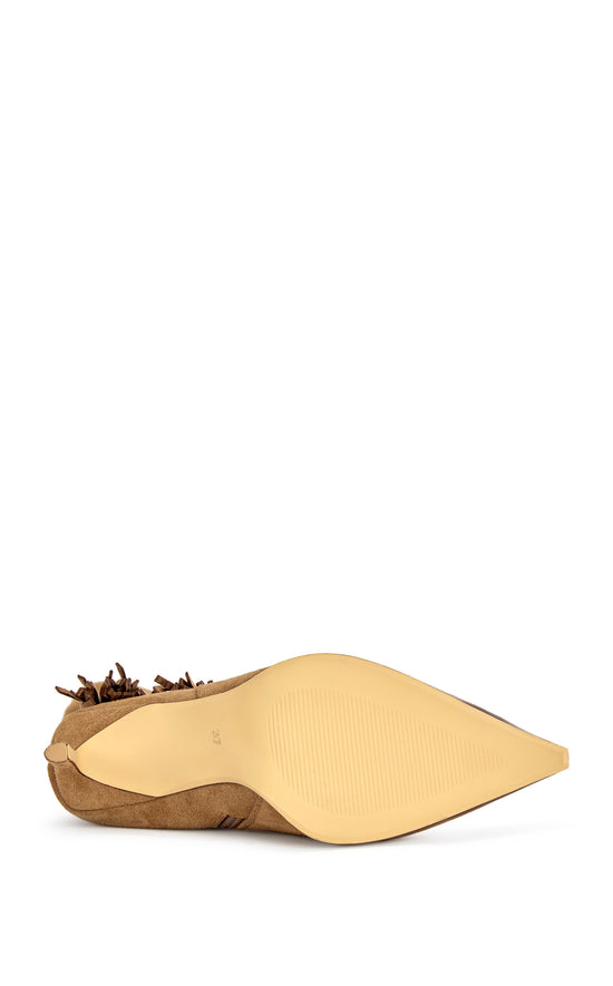 CABRERA-TAN STILETTO GENUINE LEATHER BOOT
