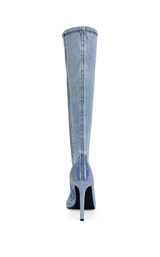 CALANA-DENIM STILETTO BOOT