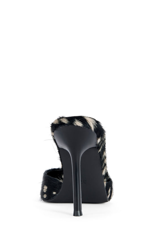 CAMBRIE-DEER GENUINE LEATHER STILETTO PUMP