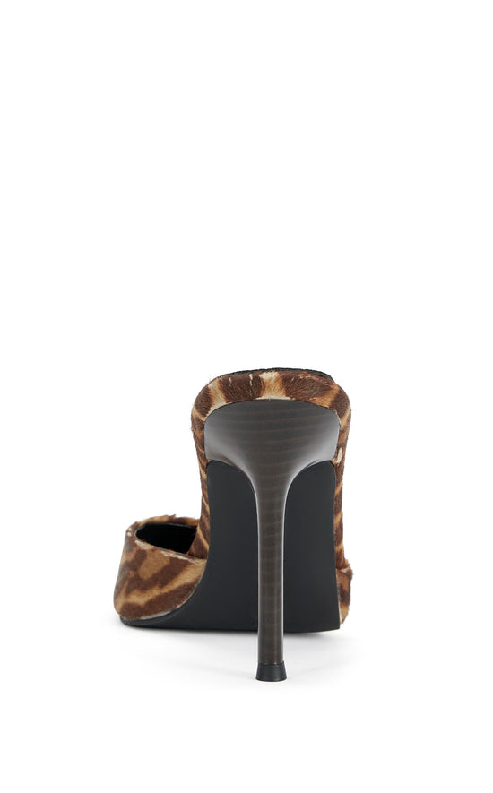 CAMBRIE-LEOPARD GENUINE LEATHER STILETTO PUMP