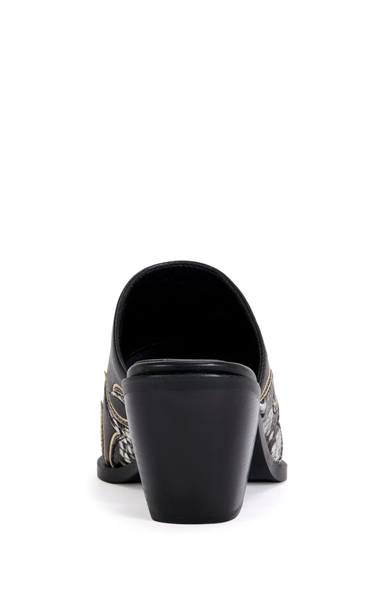CECILY-BLACK WESTERN MULE