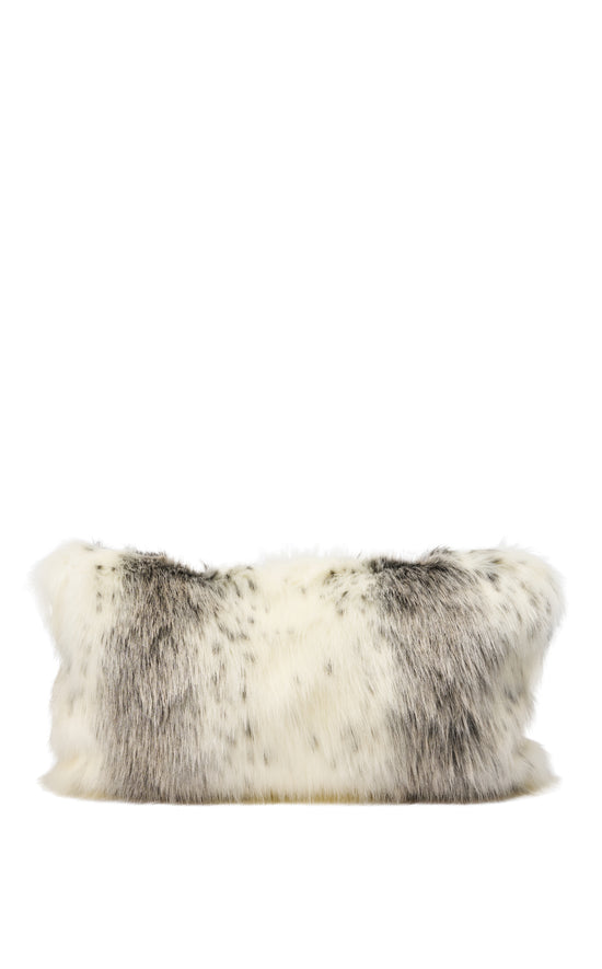 CONFIDANTE-CREAM FAUX FUR HANDBAG