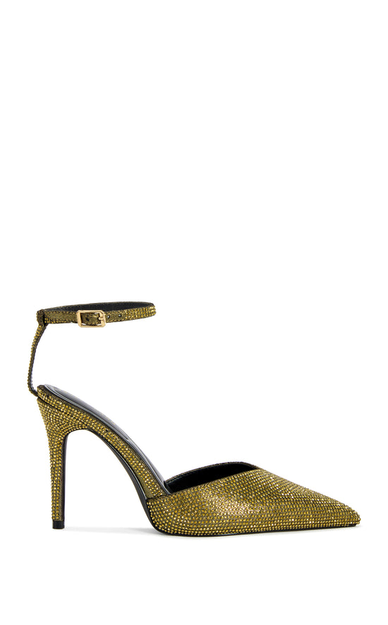 CORALINE-GOLD EMBELLISHED STILETTO PUMP