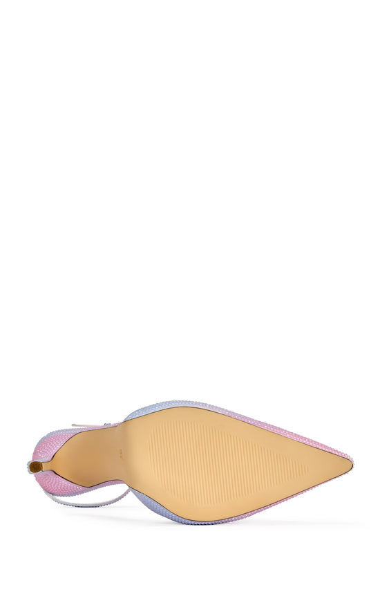 CORALINE-PINKOMBRE EMBELLISHED STILETTO PUMP