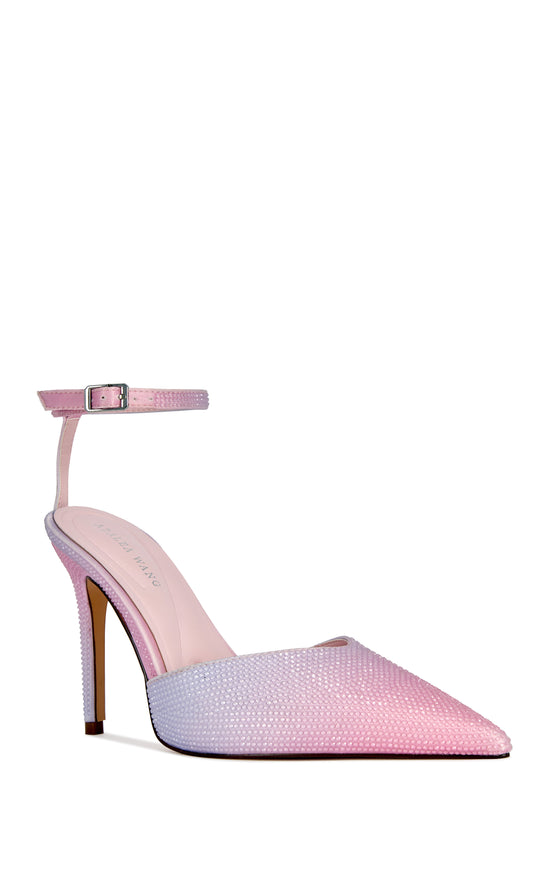 CORALINE-PINKOMBRE EMBELLISHED STILETTO PUMP