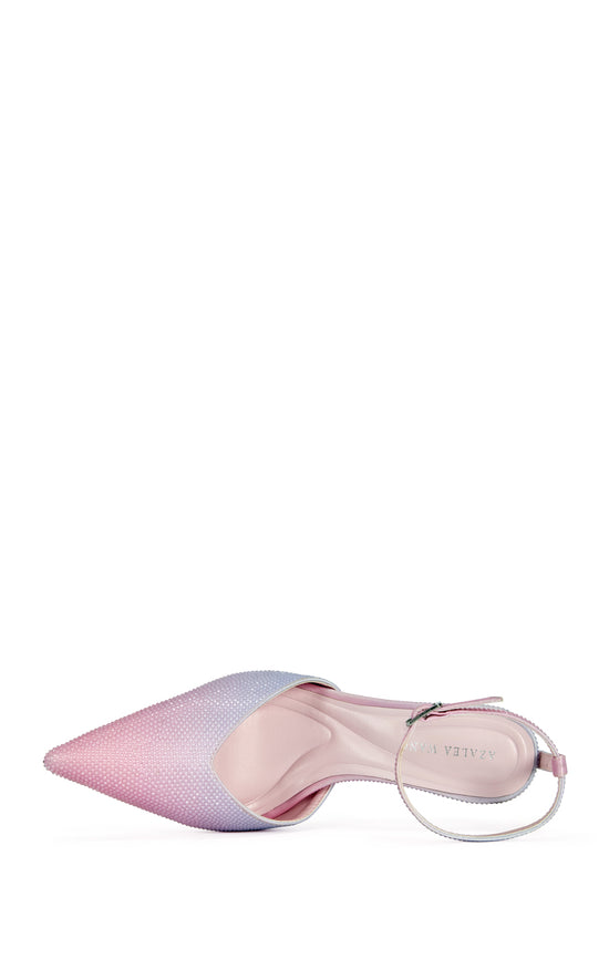 CORALINE-PINKOMBRE EMBELLISHED STILETTO PUMP