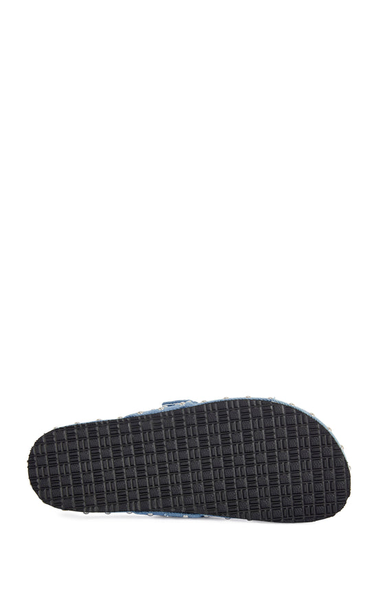 DAISYCHAIN-DENIM FLAT SANDAL | AZALEA WANG