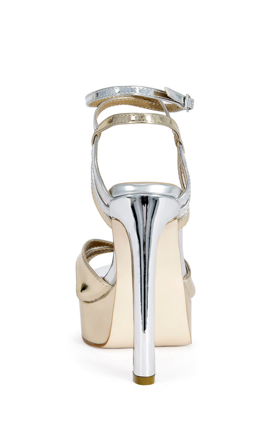 DANIRA-SILVERMULTI PLATFORM BLOCK SANDAL