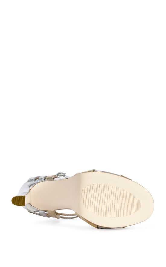 DANIRA-SILVERMULTI PLATFORM BLOCK SANDAL