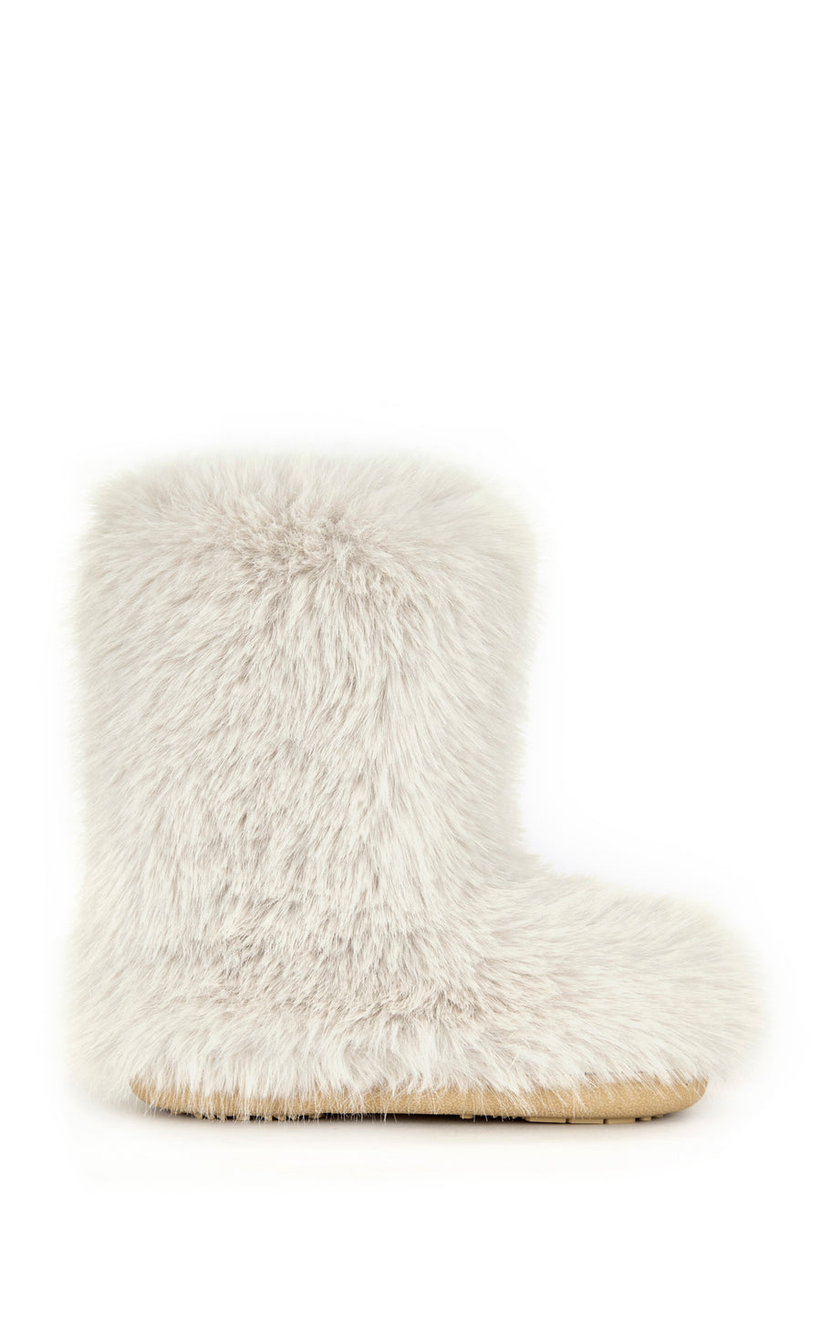DIPA-IVORY FAUX FUR BOOTIE