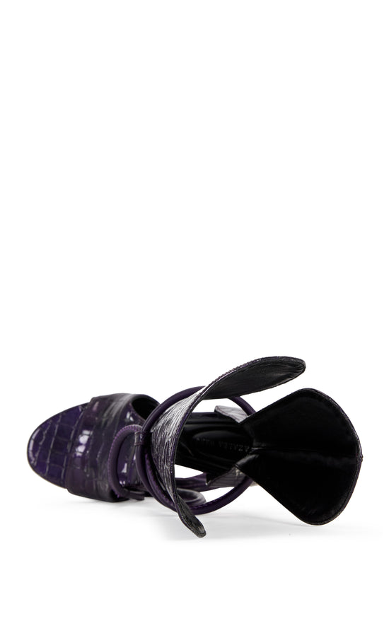 DOUMA-PURPLECROC WRAP-AROUND WEDGE SANDAL BOOTIE