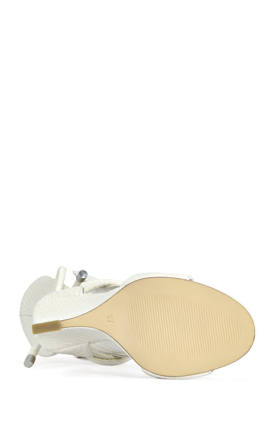 DOUMA-WHITE WEDGE SANDAL