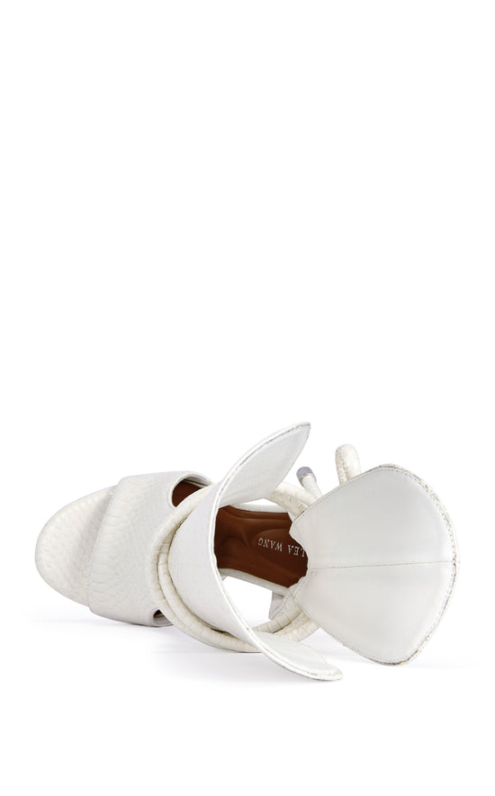 DOUMA-WHITE WEDGE SANDAL