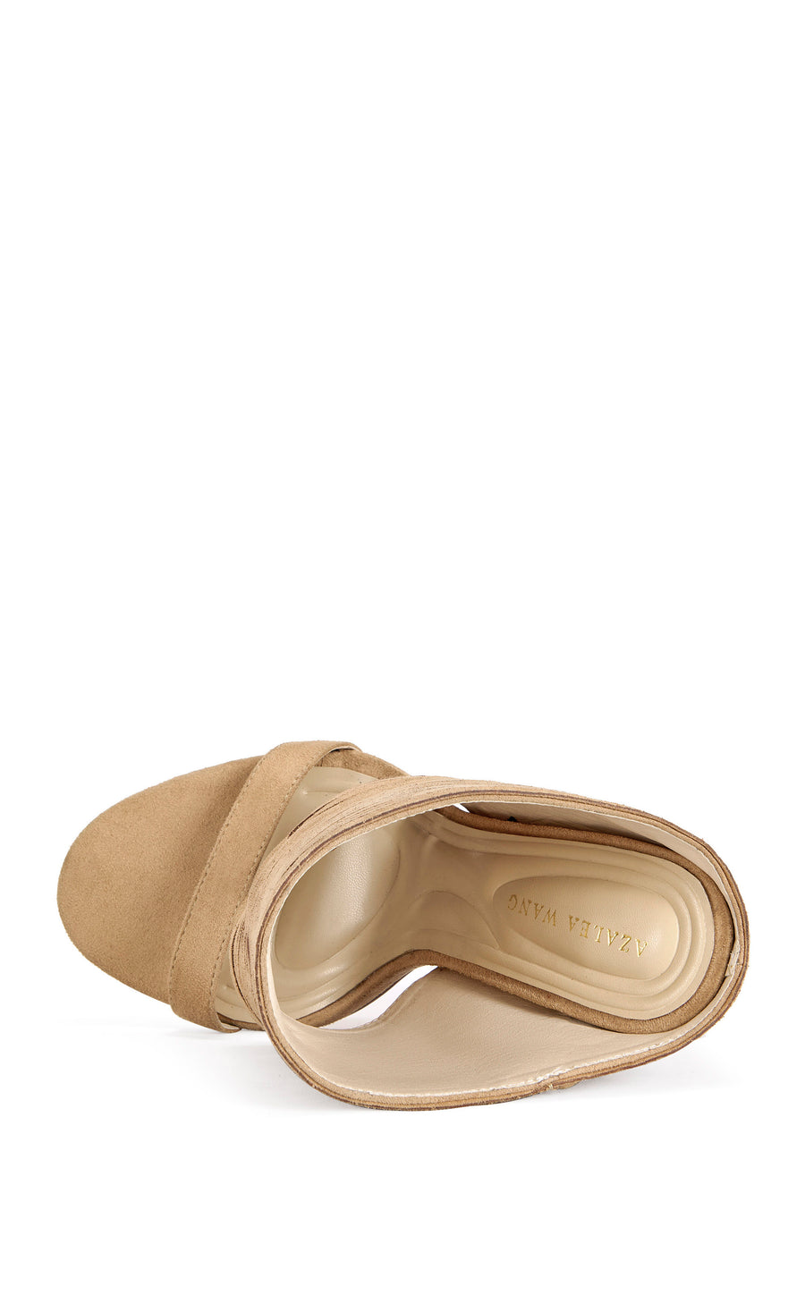 DREIA-CAMEL BLOCK SANDAL | AZALEA WANG