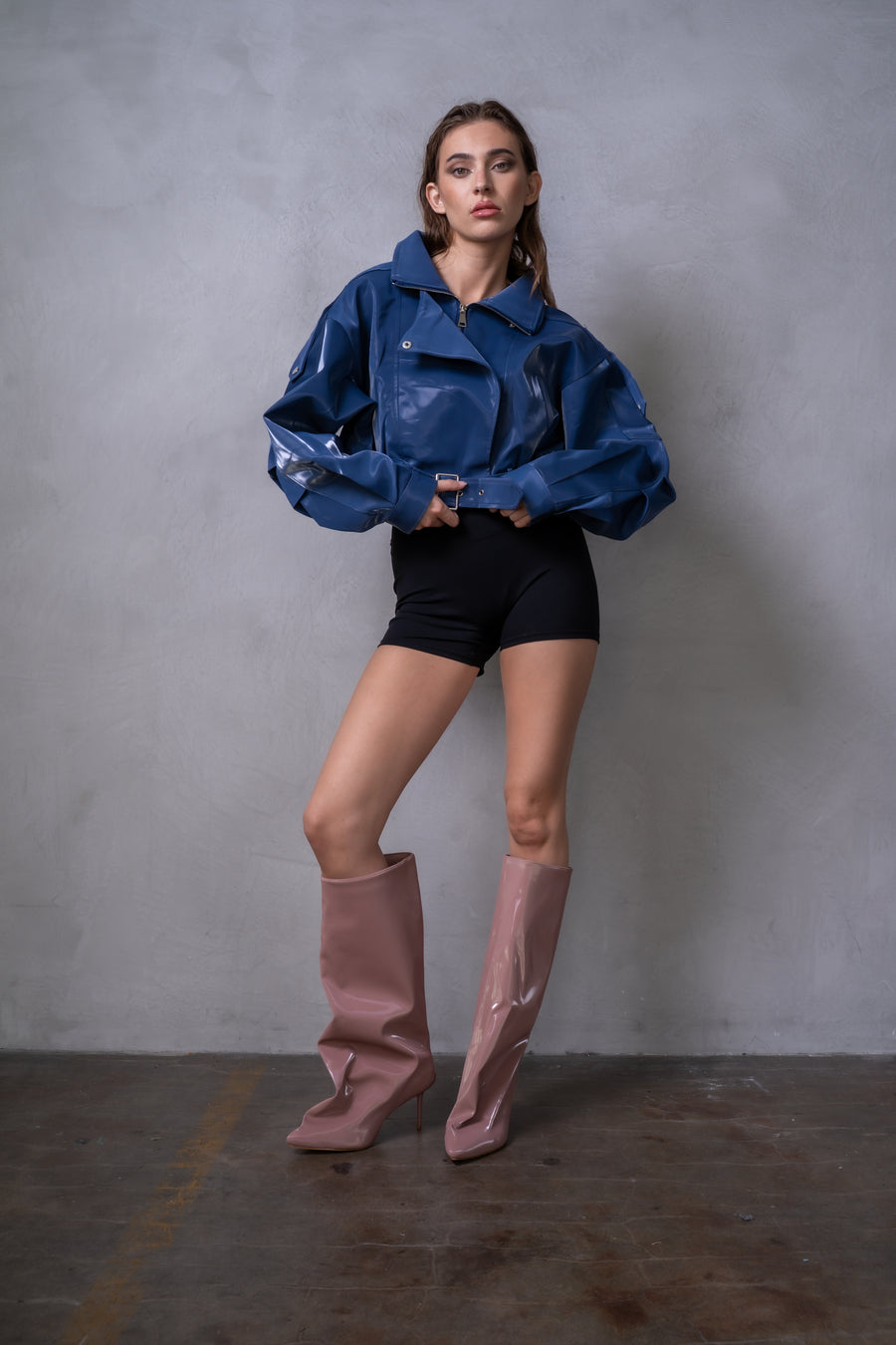 COUTURECRAZY-MAUVE STILETTO BOOT