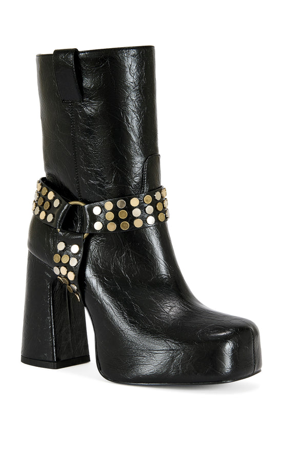 DYZMA-BLACK PLATFORM BOOTIE