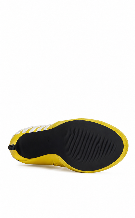 ELEVEN-MUSTARD SPORTY STILETTO BOOTIE