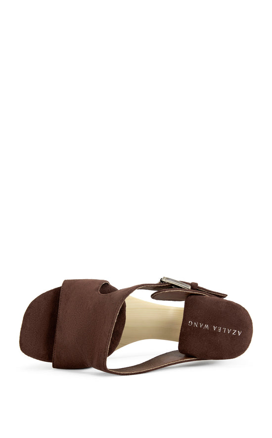 ELGEDI-CHOCOLATE WEDGE SANDAL