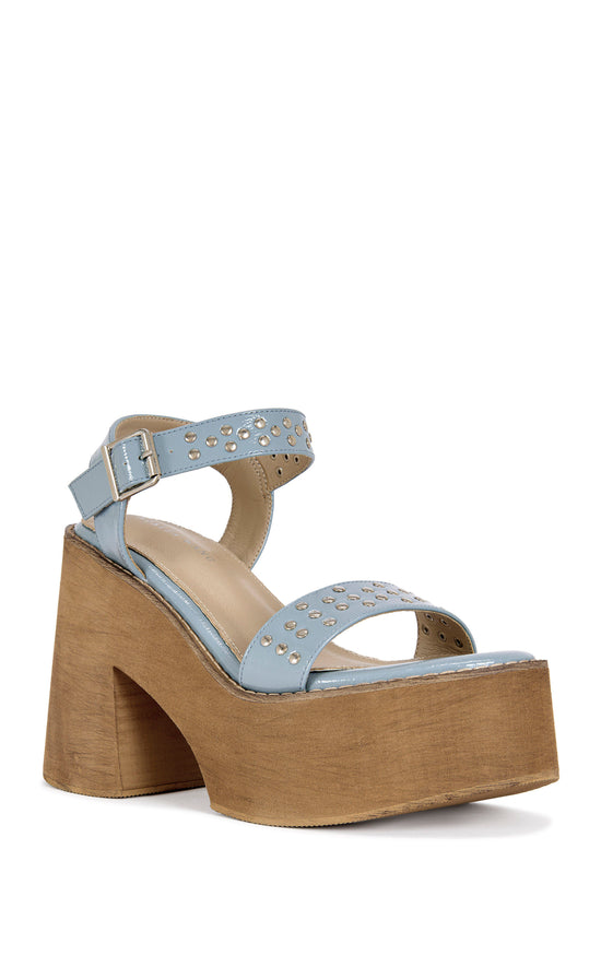 ELIZABELLA-BLUE PLATFORM SANDAL