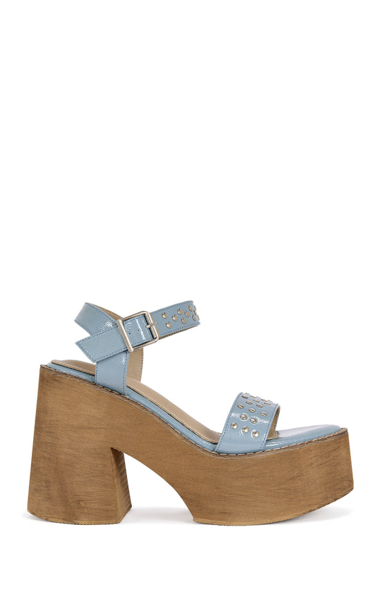 ELIZABELLA-BLUE PLATFORM SANDAL