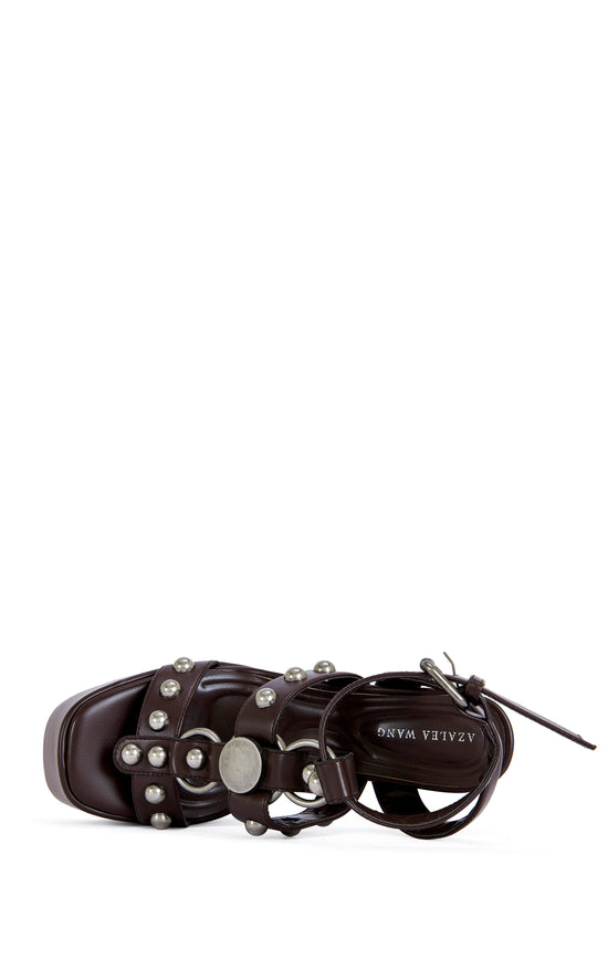 ELSU-CHOCOLATE PLATFORM SANDAL