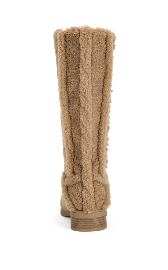 EMBERLYN-BROWN WINTER FLAT BOOT