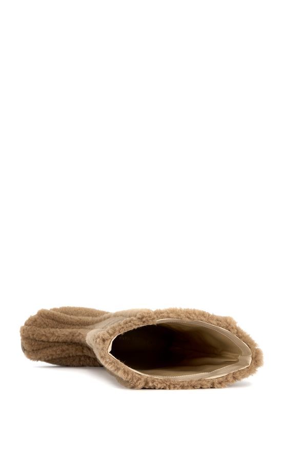EMBERLYN-BROWN WINTER FLAT BOOT