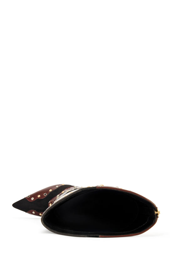 ENYAE-MAHOGANYMULTI STILETTO BOOT