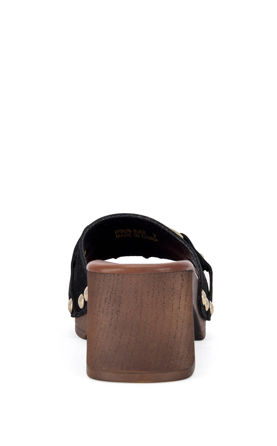 EPSILON-BLACK FLATFORM SANDAL | AZALEA WANG