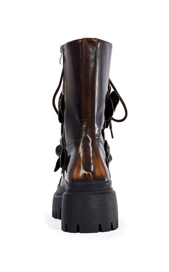 ETRA-ESPRESSO FLATFORM BOOTIE