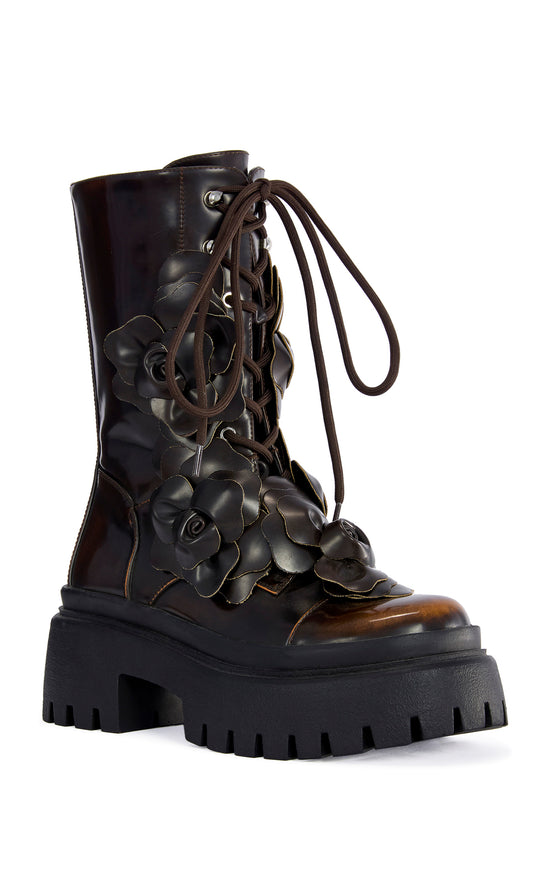 ETRA-ESPRESSO FLATFORM BOOTIE