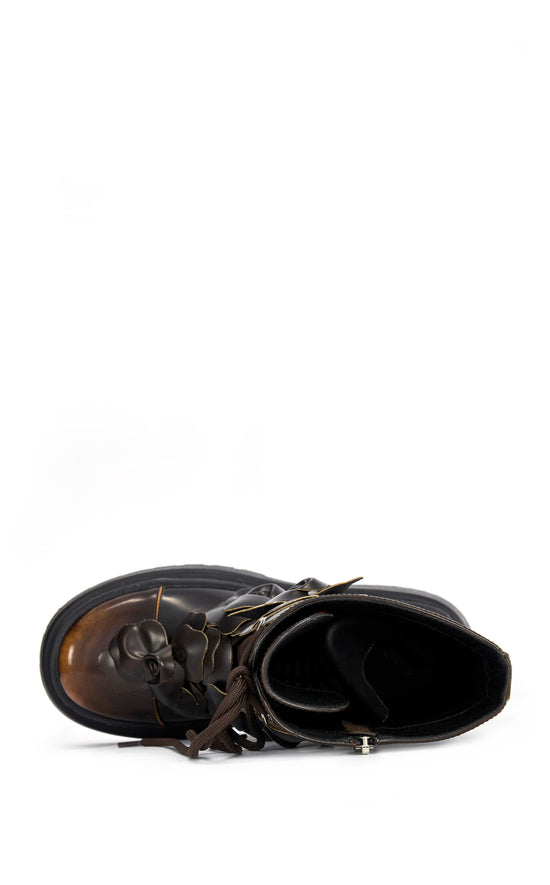 ETRA-ESPRESSO FLATFORM BOOTIE