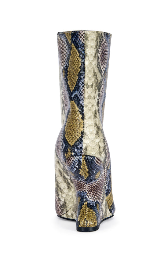 FAOI-SNAKEMULTI WEDGE BOOTIE