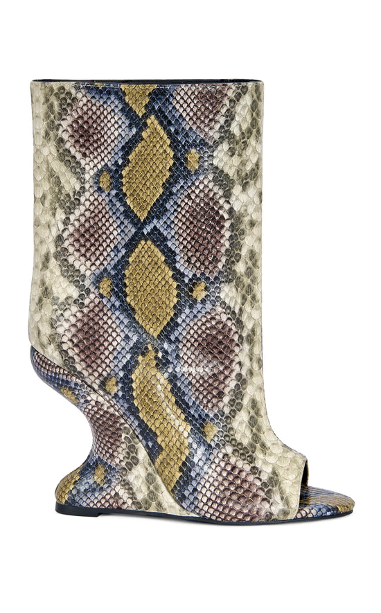 FAOI-SNAKEMULTI WEDGE BOOTIE