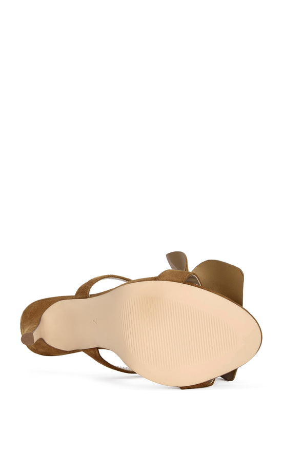 FAWN-BROWN STILETTO SANDAL