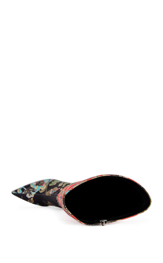 FLORIQUE-MULTI FLORAL STILETTO BOOT