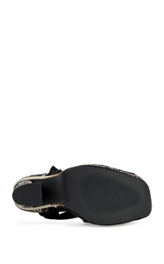 FONTEYN-BROWNSNAKE BLOCK SANDAL