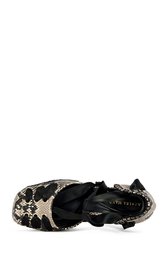 FONTEYN-BROWNSNAKE BLOCK SANDAL