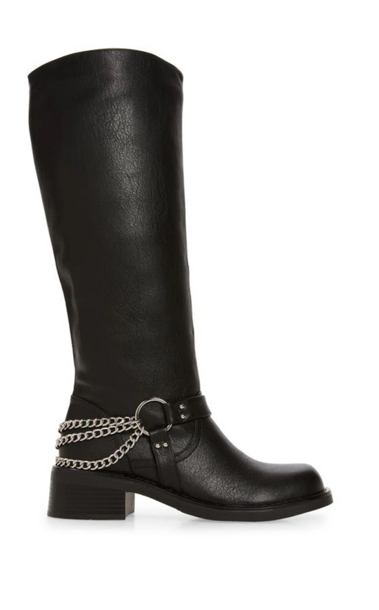 GARDNER-BLACK FLAT BOOTIE