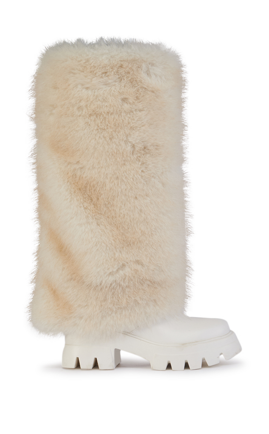 AHSOKA-WHITE FLAT BOOT