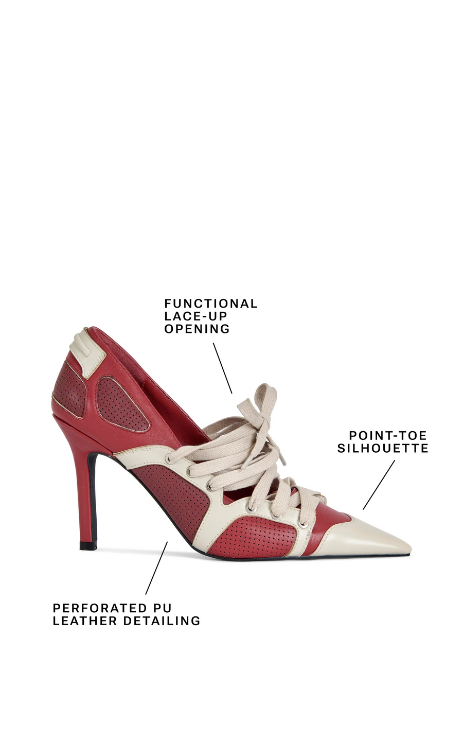 ROUGE HEEL トライアルセット ヒョウ柄 FIRESTRING-REDMULTI STILETTO PUMP | AZALEA WANG