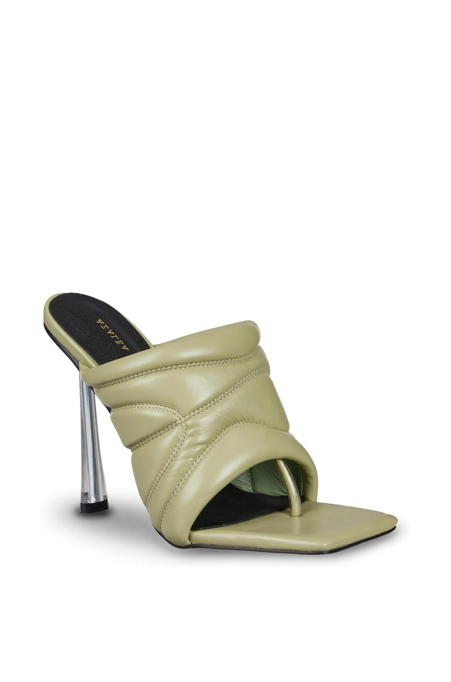 POSH-KHAKI STILETTO SANDAL