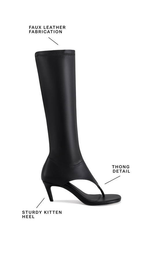韓国【azalea】 canele check black CECILE-BLACK STILETTO SANDAL BOOT | AZALEA WANG